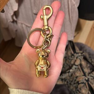 Coach 3 D Bear Love Letter Bag Charm